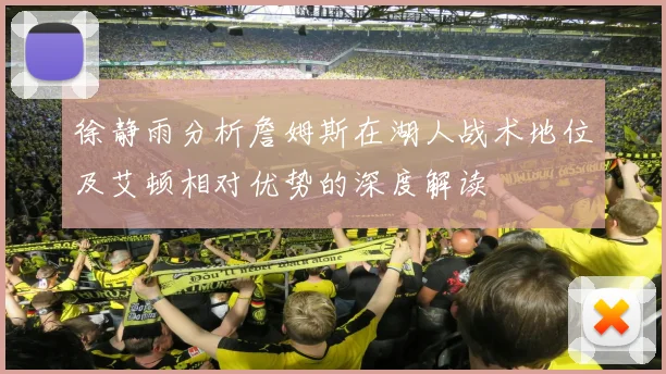 徐静雨分析詹姆斯在湖人战术地位及艾顿相对优势的深度解读
